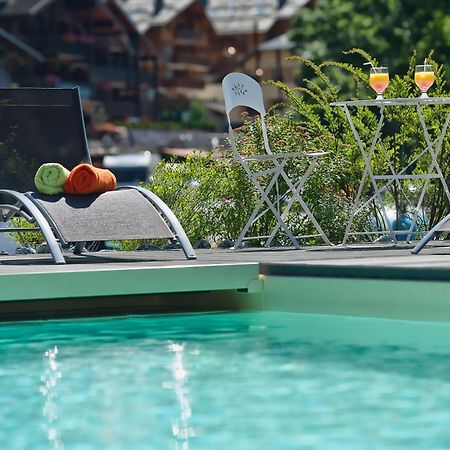 Hotel-Chalet Les Ecureuils Restaurant, Piscine, Jardin Garage Le Grand-Bornand Kültér fotó