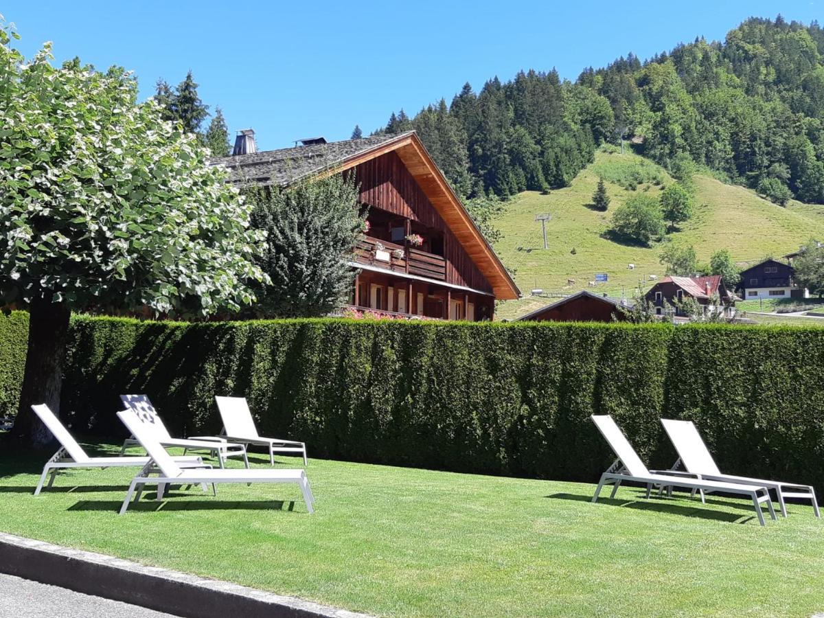 Hotel-Chalet Les Ecureuils Restaurant, Piscine, Garage Le Grand-Bornand Kültér fotó