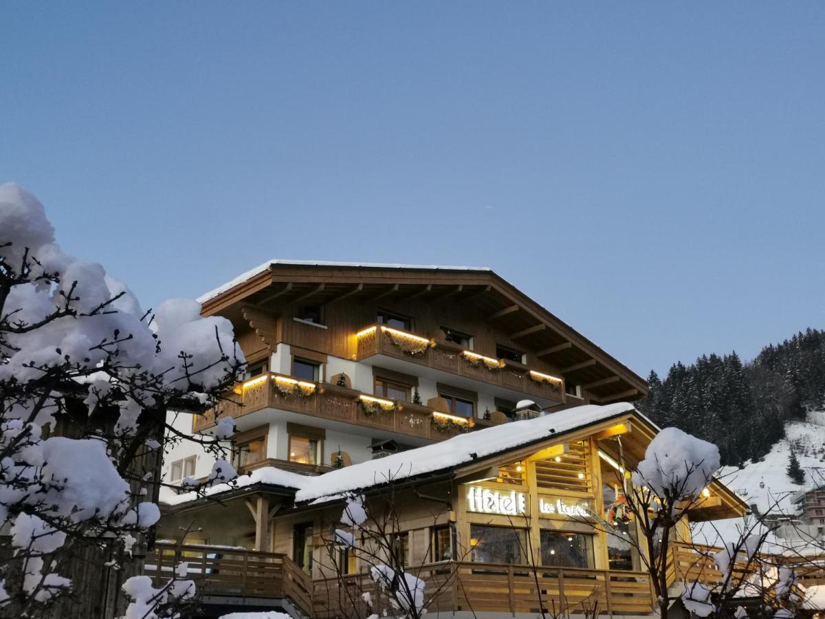 Hotel-Chalet Les Ecureuils Restaurant, Piscine, Garage Le Grand-Bornand Kültér fotó