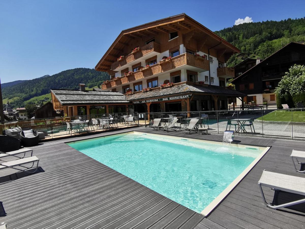 Hotel-Chalet Les Ecureuils Restaurant, Piscine, Garage Le Grand-Bornand Kültér fotó