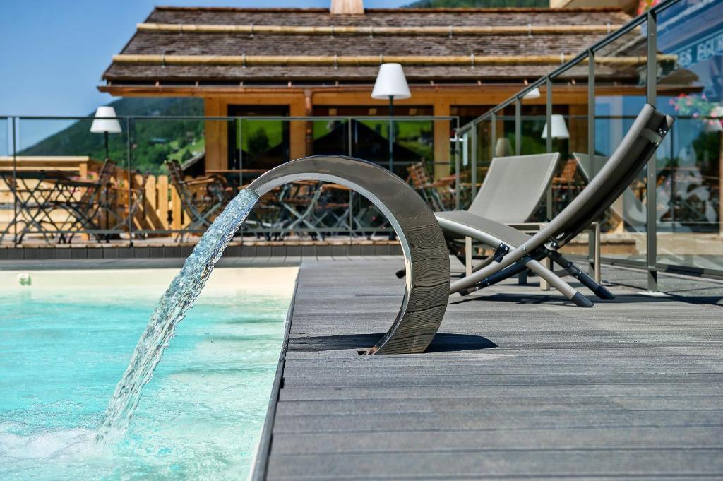 Hotel-Chalet Les Ecureuils Restaurant, Piscine, Garage Le Grand-Bornand Kültér fotó